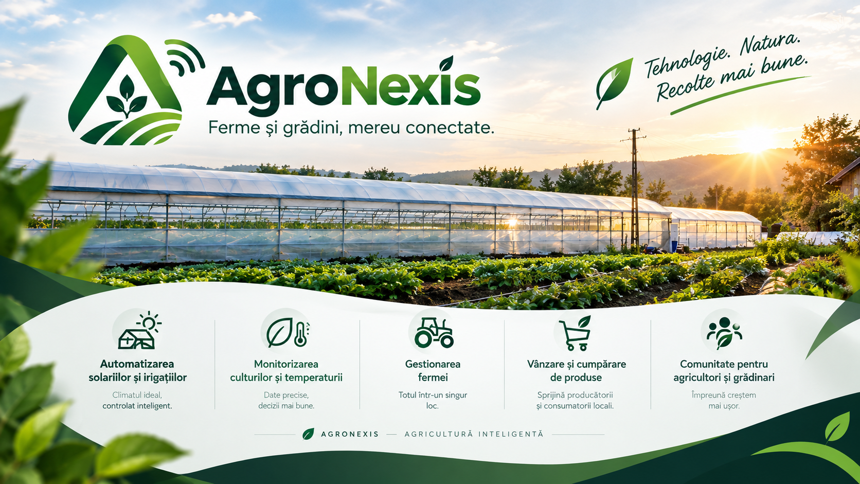 AgroNexis — tehnologie pentru ferme și grădini